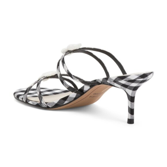NEW DOLCE VITA Bete Heeled Sandals in Black/white for women 725 3m2 - Picture 8 of 9